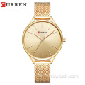 Curren 9024 Hohe Qualität Neues Design Damen Geschenk Stilvolle Uhr Uhr Frau Mode Quarz Weibliche Armbanduhren Relogio Feminino